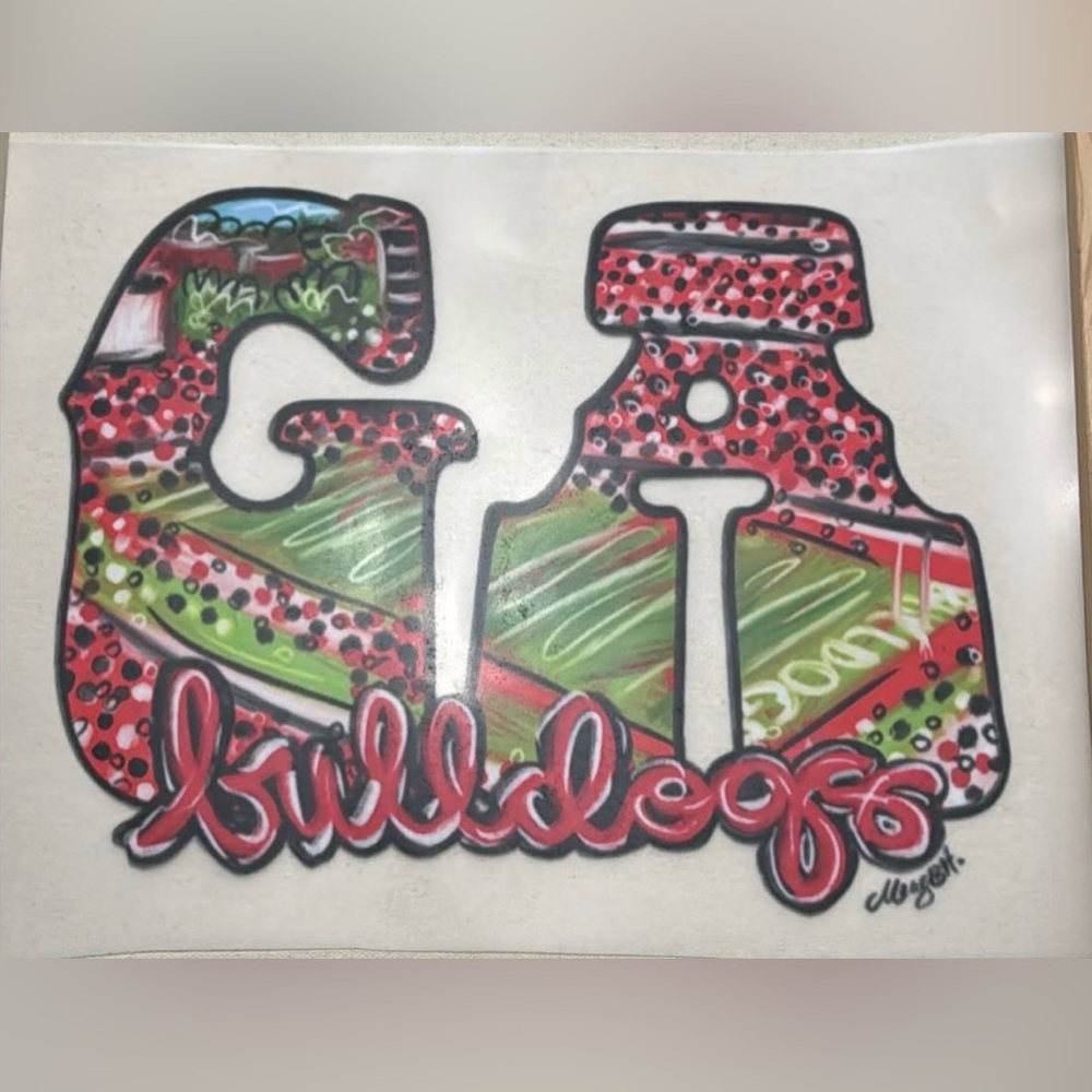 Georgia Bulldogs T-Shirt Transfer